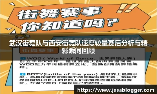 武汉街舞队与西安街舞队速度较量赛后分析与精彩瞬间回顾