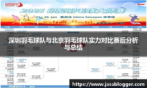 深圳羽毛球队与北京羽毛球队实力对比赛后分析与总结